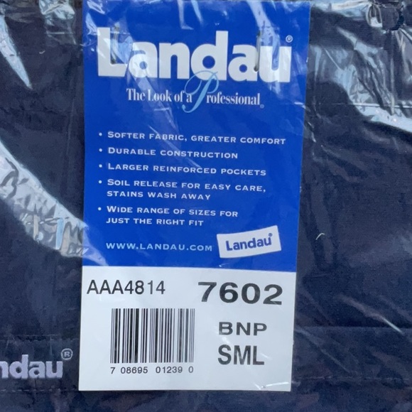 🆕 Landau Unisex Navy Scrub Pants - Picture 2 of 7